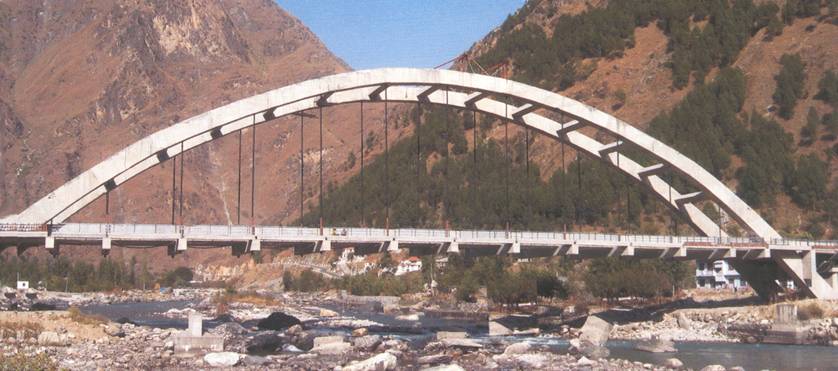 Bridge over Parvati at Jia