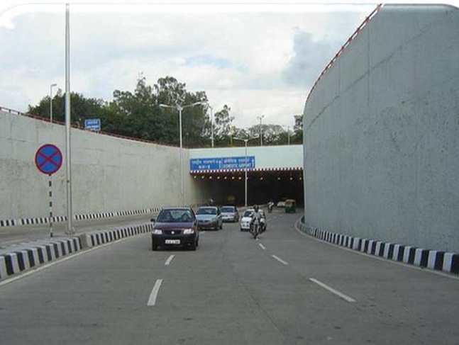 UNDERPASS AT ROTARY NEAR DOMESTIC AIRPORT ALONG ROAD CONNECTING TO DWARKA, NEW DELHI